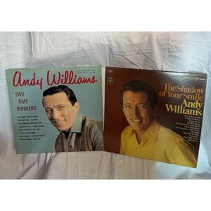 Vintage Andy Williams Lp Lot Of Two The Shadow Of Your Smile Two Time Winners